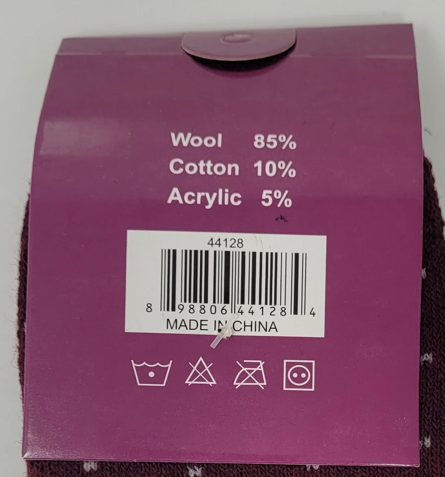 Lote de 15 pares de calcetines de lana de cordero para mujer, cálidos de invierno resistentes botas de senderismo tripulación Foto 2 de 2