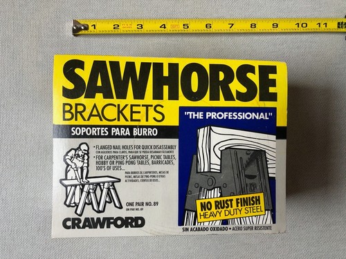Crawford Sawhorse Brackets One Pair No 