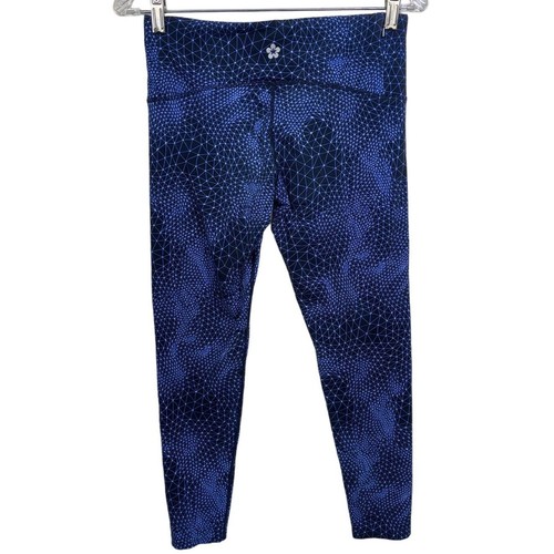 Leggings donna piccolo tufo atletica nero blu bianco modello web - Foto 2 di 3