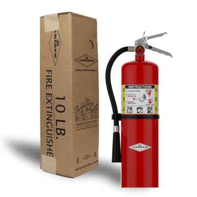 4-a:80-b:c 10 lbs. Class ABC Dry Chemical Fire Extinguisher With Bracket Safety