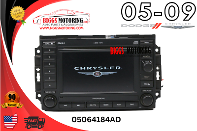 2005-2009 Dodge Chrysler REC Navigation Radio 6 Disc Cd Player