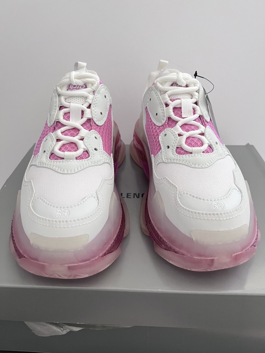 バレンシアガ　スニーカー　トリプルS サイズ39　ピンク 中古・古着通販】BALENCIAGA (バレンシアガ) TRIPLE S SNEAKERS