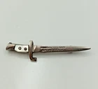 WW1 Sweetheart Bayonet Brooch Antwerpen Mother Of Pearl Military Pin Badge