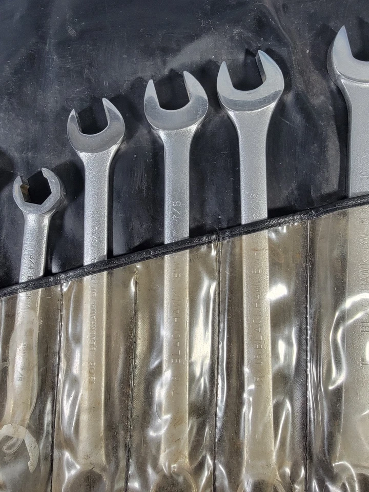 VTG BlackHawk 13 pc standard combination wrench set BW-20 Excellent  - Image 4 of 4