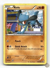 🐉 Riolu 79/113 Uncommon Legendary Treasures Pokemon HP on eBay