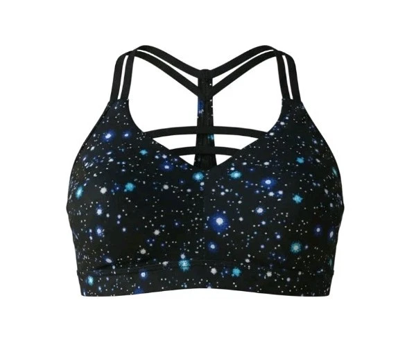 Victoria Sport By VS Galaxy Panel de Malla Sin Forro Espalda Corredora ¡Sujetador Deportivo con Tiras! XS Foto 2 de 4