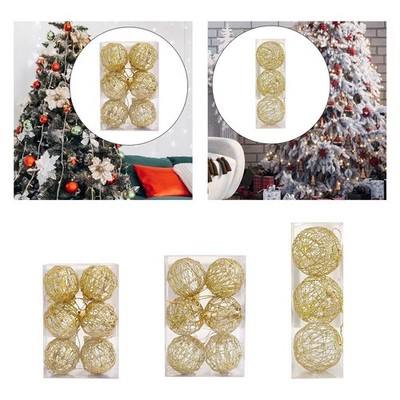 Weihnachtskugel-Ornamente, Heimtextilien, Anhänger für Partys im Innen- und