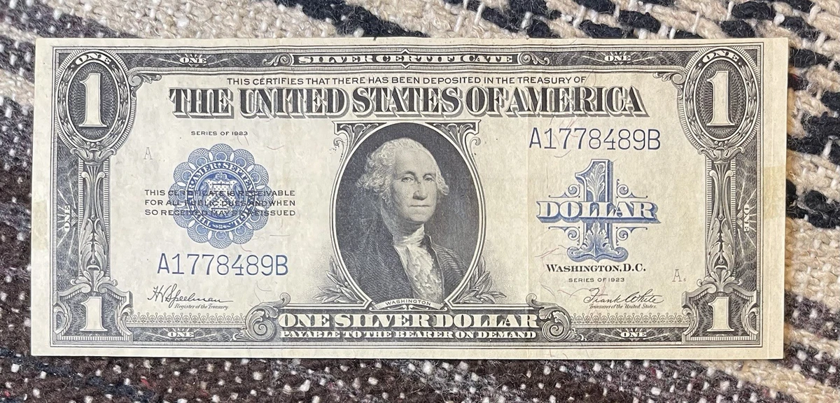 1923年 アメリカ合衆国 1ドル銀貨 1923 Silver Dollar Bill for sale | eBay