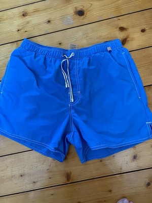 Badeshorts Herren Schiesser Größe S Blau Neuwertig