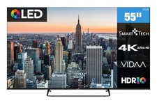 Smart Tech 55QV02K QLED Fernseher 55 Zoll 4K Smart TV VIDAA HDR TV UHD 2026