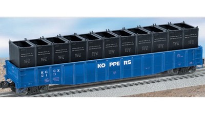 LIONEL KOPPERS PS-5 GONDOLA CAR W/ COKE CONTAINERS 6-17475! O SCALE 52 