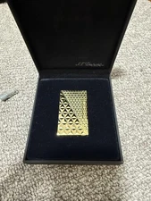 New ST Dupont Double Fire X Gold Cigar Lighter from France