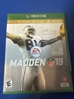 Madden NFL 19 - Hall of Fame Edition (Xbox One, 2018) CIB, Manual, Pristine Disc