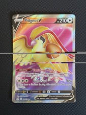 Pidgeot V FUL ART SWSH Origine Perduta 188/196 NM Carta Pokemon TCG