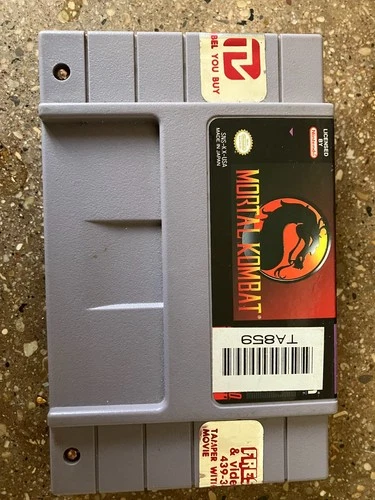 Mortal Kombat Super Nintendo SNES Cartridge Only Authentic / Tested