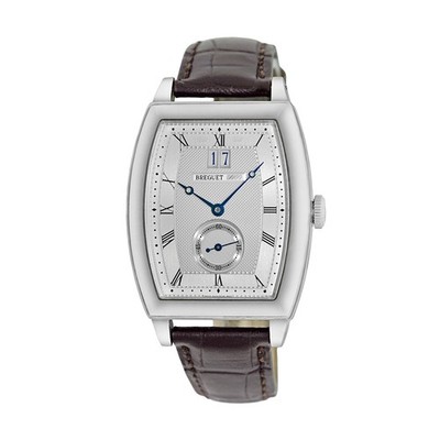 BREGUET 18K White Gold 35mm Barrel-shape Heritage Big Date 5480 Box Warranty