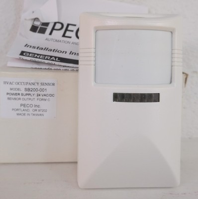 PECO SB200-001 Hvac Occupancy Sensor Time Delay White