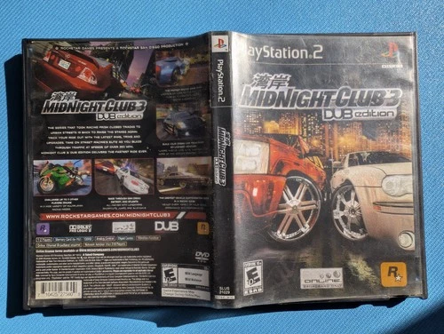 Midnight Club 3: DUB Edition PS2 no manual Untested presumed working