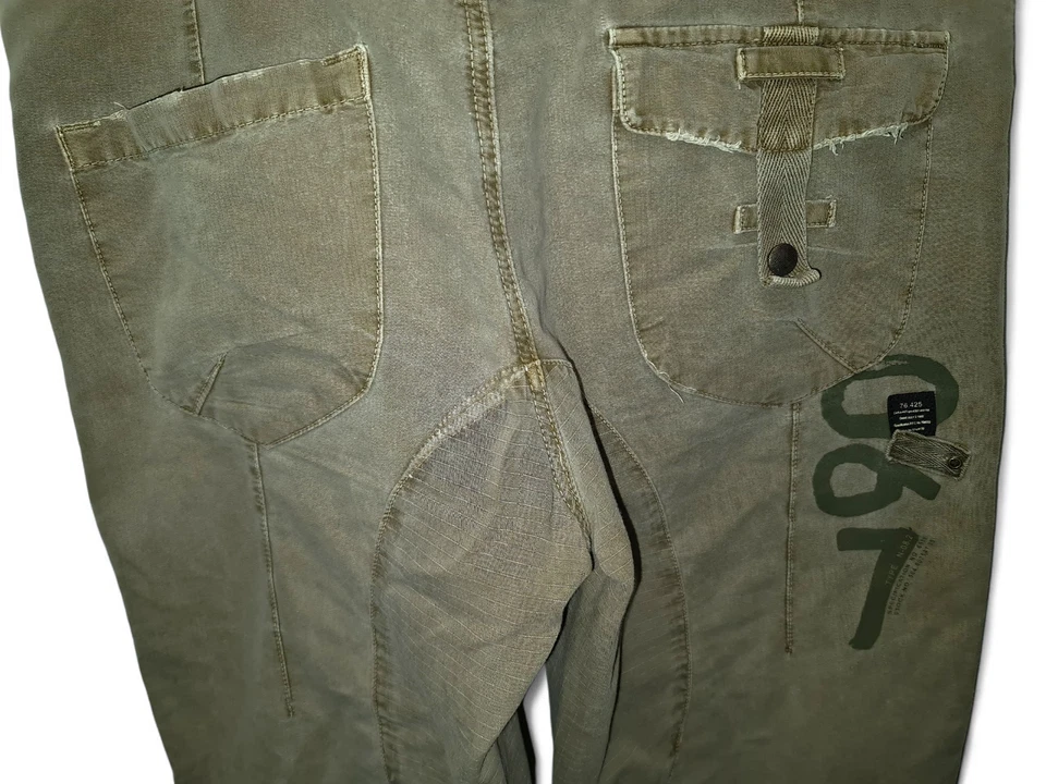 Pantalones cargo militares holgados vintage Y2K Next Foto 4 de 4