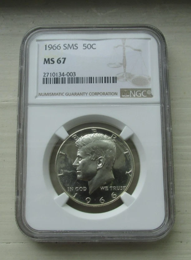 MS 67 Graded 1966 Kennedy US Half Dollars (1964-Now) for sale | eBay