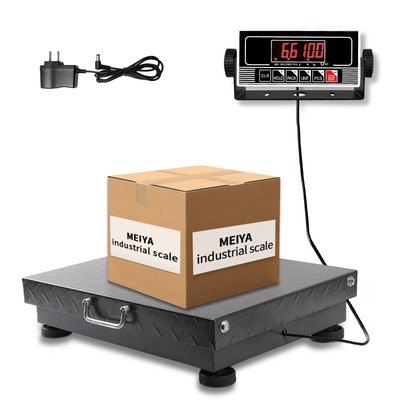 Heavy Duty Shipping Scale, 660 lb Industrial Platform Scale for Packages, 0.1...