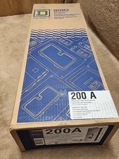 SQUARE D QOM2E2200NRB Outdoor Circuit Box Enclosure W/ Breaker QO 2-Pole 200 Amp