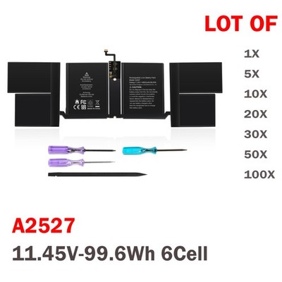  LOT BATTERY FOR APPLE MACBOOK PRO 16'' 2021 A2485 A2527 11.45V 99.6Wh MK183LL/A