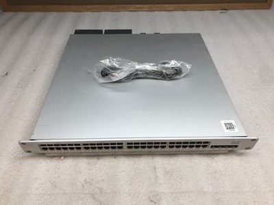 Cisco Meraki MS350-48FP 48-Port Gigabit Ethernet Switch PoE Dual PSU Unclaimed