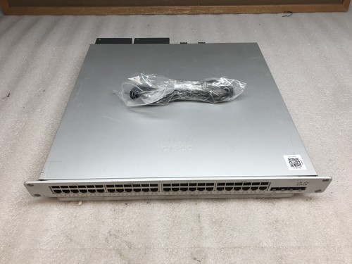 Cisco Meraki MS350-48FP 48-Port Gigabit Ethernet Switch PoE Dual PSU Unclaimed