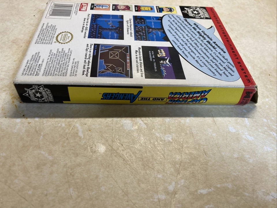 Игра Captain America and The Avengers (Nintendo Entertainment System, 1991 года) NES CIB - Изображение 3 из 4