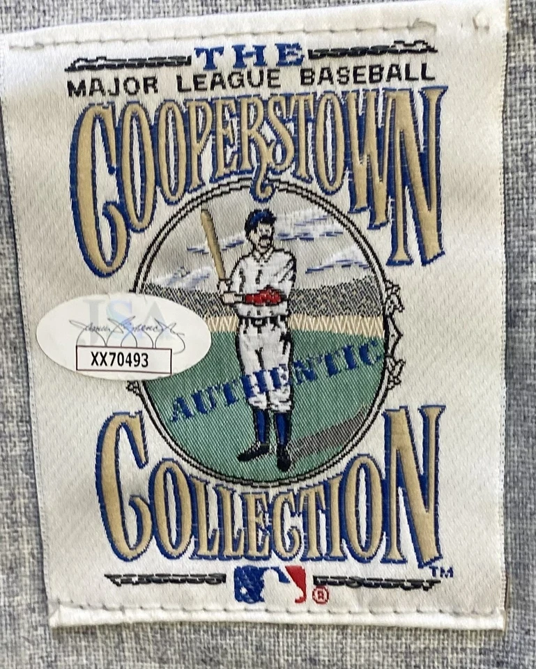 Pee Wee Reese Signed Mitchell & Ness Brooklyn Dodgers Jersey No 1 JSA - Image 3 of 4