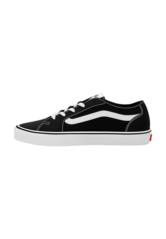 Vans Damas Filmore Decon Zapatillas Medias VN0A45NMIJU Negro Blanco - Imagen 3 de 4