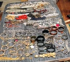 Lot Of 154+ Vintage Costume Jewelry, Lia Sophia, Grimish, Danforth Pewter, More