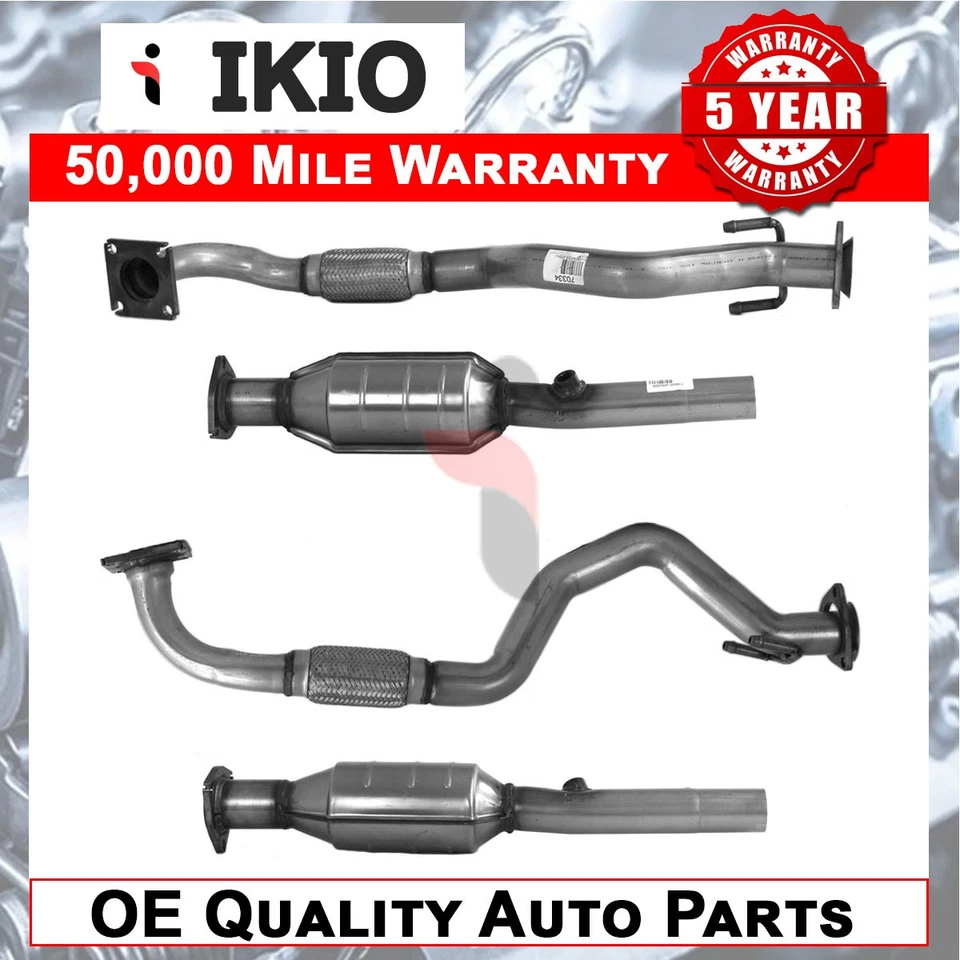 Fits VW Bora 2000-2001 Golf 2000-2001 1.6 Catalytic Converter Kit Ikio - Image 2 of 4