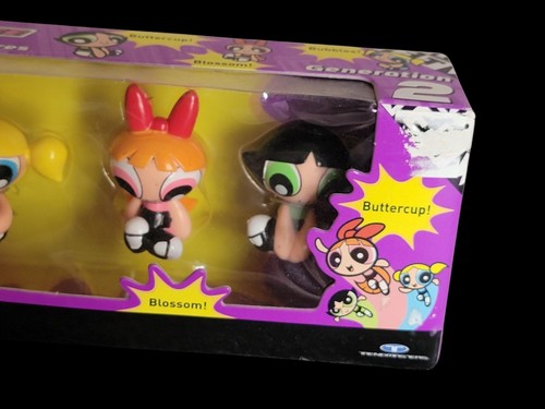 Powerpuff Girls Generation 2 Bubbles Blossom Buttercup 1.5in Collectible Figures - Picture 4 of 10