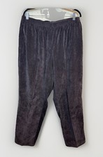 White Stag Womens Plus Sz Brown Pull On Stretch Corduroy Pants Sz 2XP 18-20W GUC