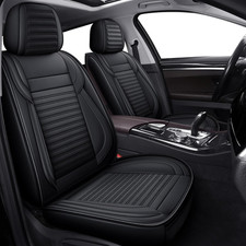 Front Car Seat Covers Faux Nappa Leather For Sedan Suv 2 Seats Waterproof