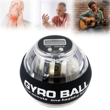 Wrist Power Gyro Ball, Hand Forearm Strengthener, Wrist Trainer, Auto-Start Colo