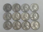 NO RESERVE $3 Face Value 90% Silver Washington Quarters 25C 1951 - 1963 2.17 Oz.