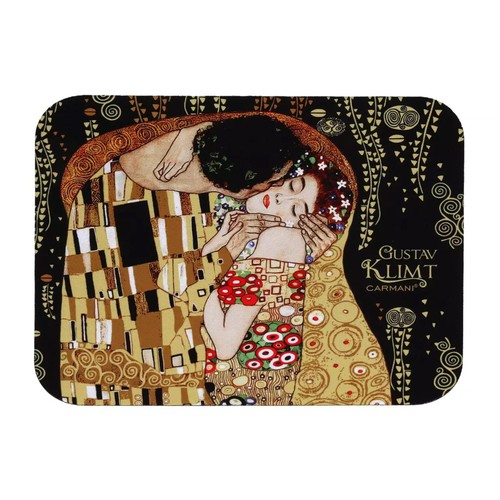 ART Mouse Mat, Non-Slip Rubber Base Premium PU Mousepad with Gustav Klimt Kiss - Picture 3 of 4