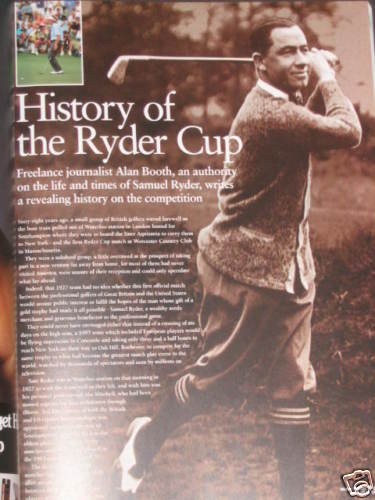 PALMER GUIDE 1995 RYDER Golf book Oak Hill CC Golfing History Golfer King PGA - Bild 3 von 6