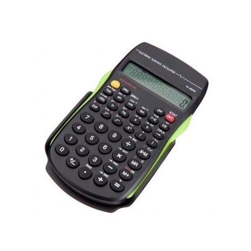 SCIENTIFIC CALCULATOR ELECTRONIC WITH CASE 10 DIGITS SCHOOL MATHS EXAMS OFFICE - Picture 1 of 1