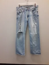 American Eagle Men's Low Rise Bootcut Jeans Light Wash 29x30