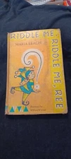 RIDDLE ME, RIDDLE ME REE Maria Leach  1970 1ST Edition Fair cond FUN Ex Library