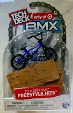 Tech Deck BMX Freestyle Hits CULT Blue Ramp Finger Bike NEW