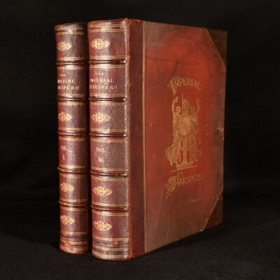 1873-76 2vol The Works Of Shakespeare Imperial Edition Charles
