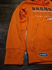 NFL Team Apparel Denver Broncos Hoodie Mens Large Orange Football  — photo 2