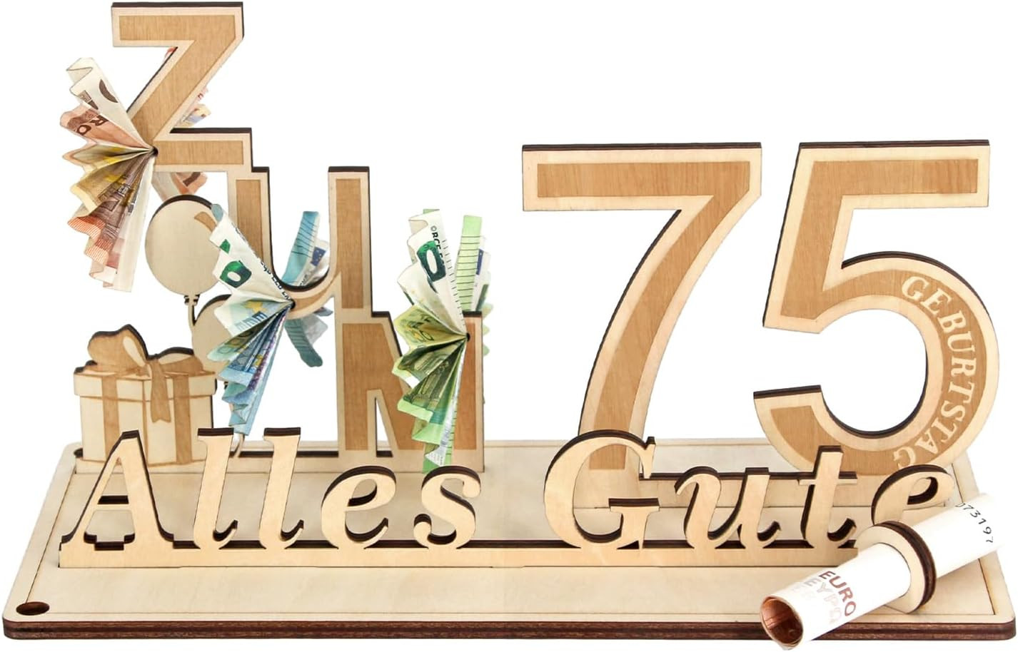 Geldgeschenke Geburtstag 75, Geschenke Zum 75.Geburtstag Mann Frau, 75.Geschenke