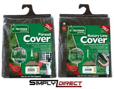 Waterproof Heavy Duty Rotary Washing Line Parasol Cover Clothes Airer  Garden UK