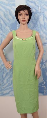 Maya Brooke Women's Floral Paint Brush Collared Duster and green Dress  Set,14 | eBay